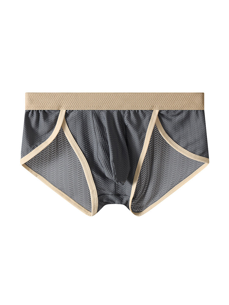 2 Pack Men's Breathable High-Stretch Seamless Comfort Odor-Control Briefs