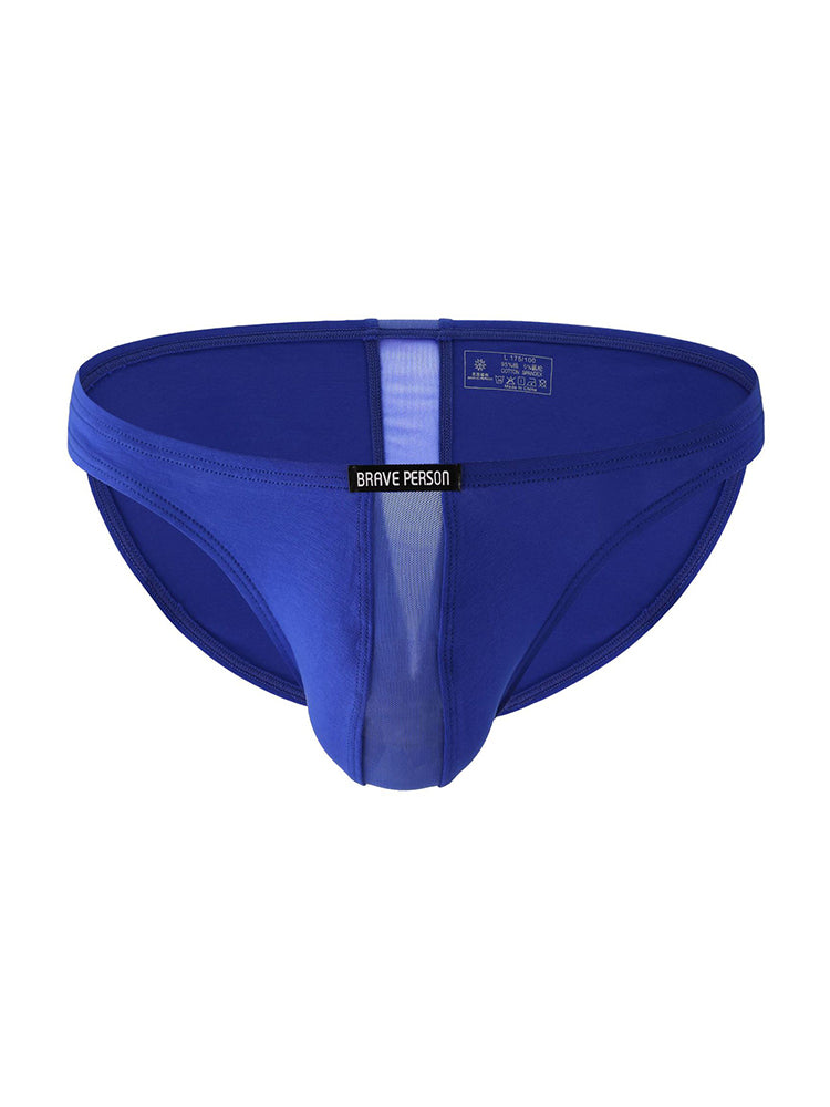 2 Pack Men's Solid Sexy Low-Rise Briefs