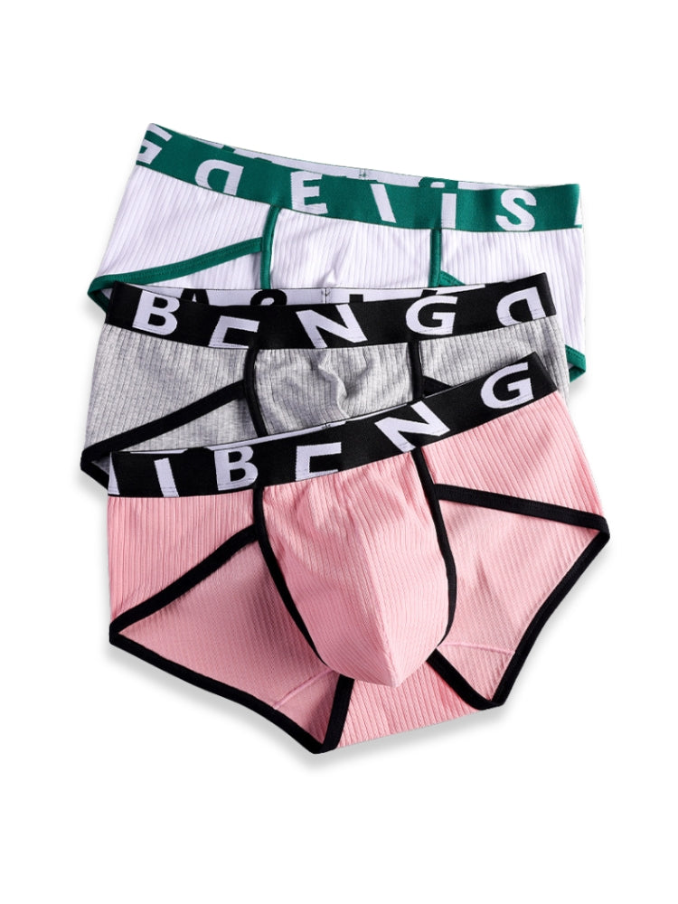 4-pack Men's Ultra-Soft Breathable Cotton High-Stretch Briefs 