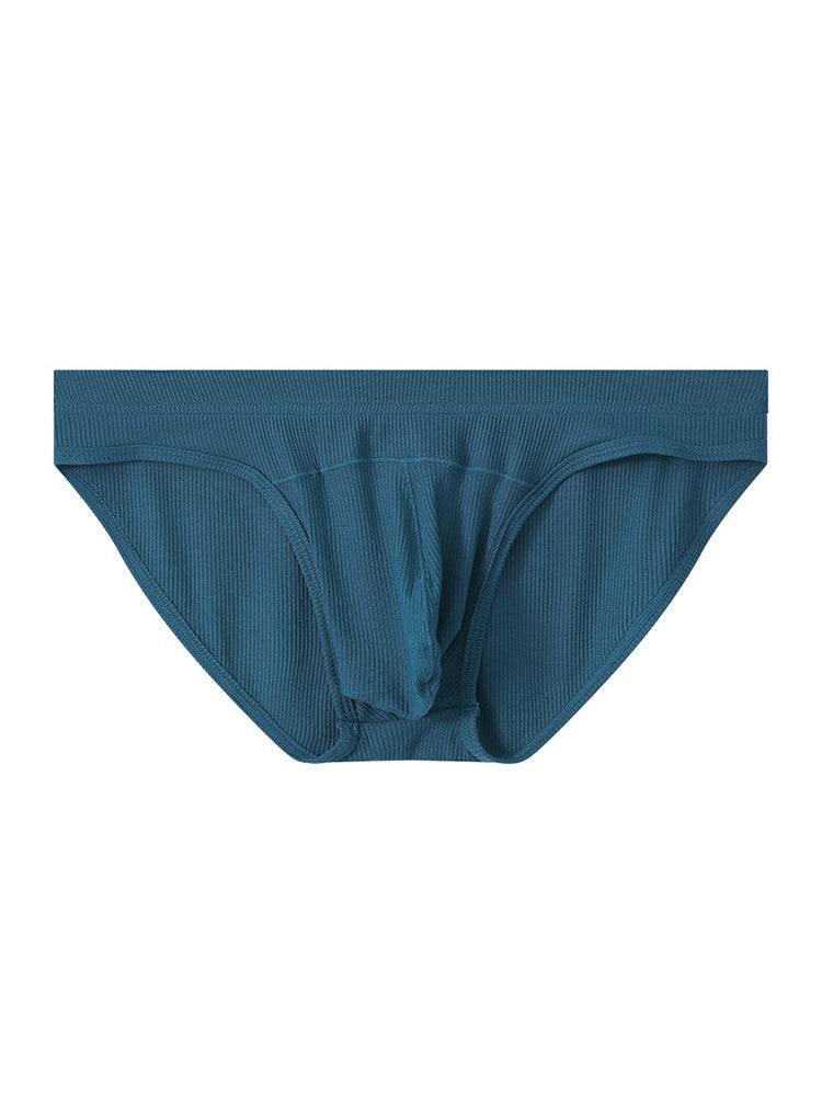 3 Pack Men's Sexy Threaded U-Shaped Briefs