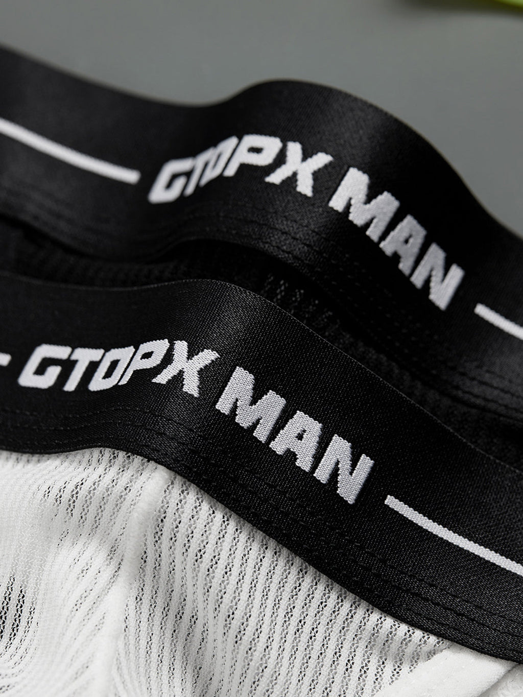 2 Pack Men’s Sexy T-Back Mesh Thong