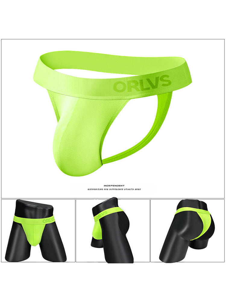 2 Pack Men's Large Pouch Enhancing Modal Breathable Thong