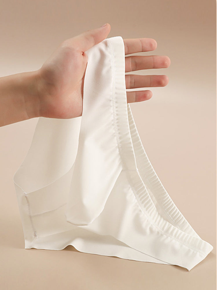 4 Pack Men's Ice Silk Lightweight Breathable Minimalist Briefs