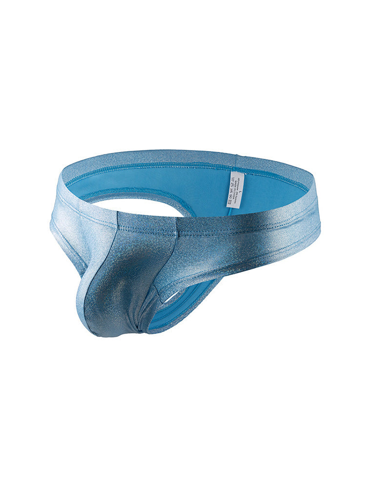 3 Pack Men's Sparkle Thongs in Solid Colors