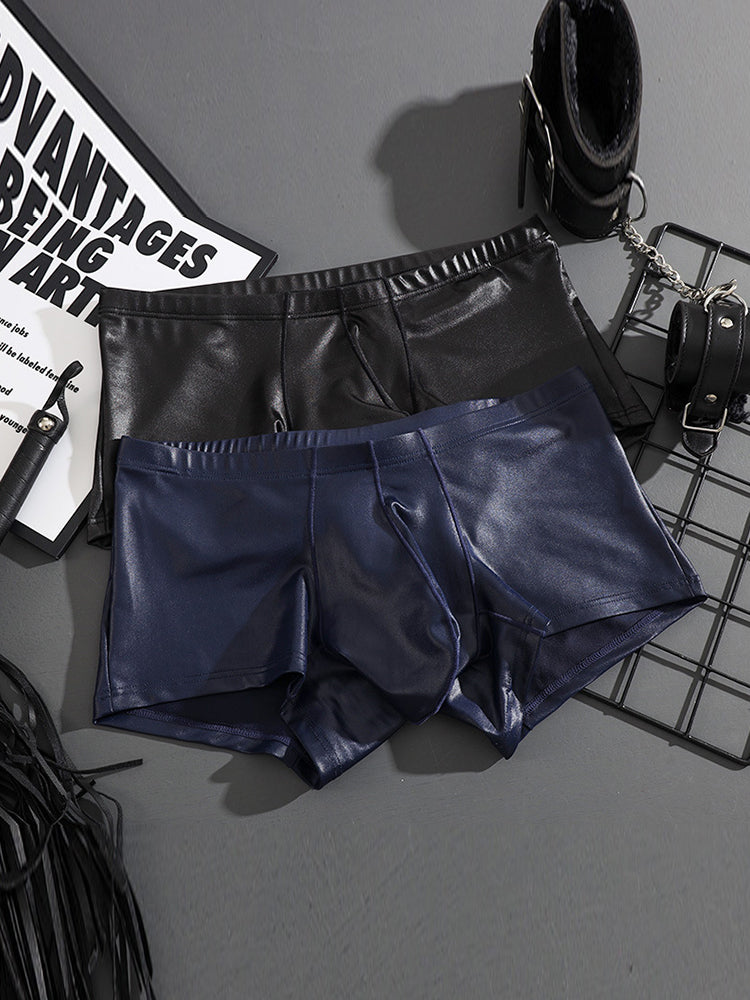 2 Pack Men's Big Pouch Performance Sexy Trunks