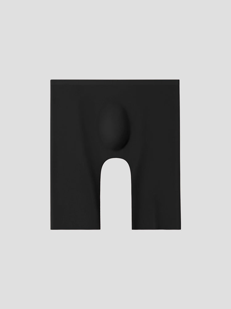 3 Pack Men's Breathable Seamless Mid-Length Boxer Briefs