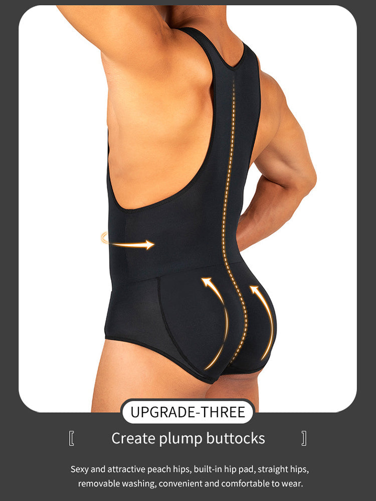 Men's Butt-Lift Briefs One-Piece Underwear