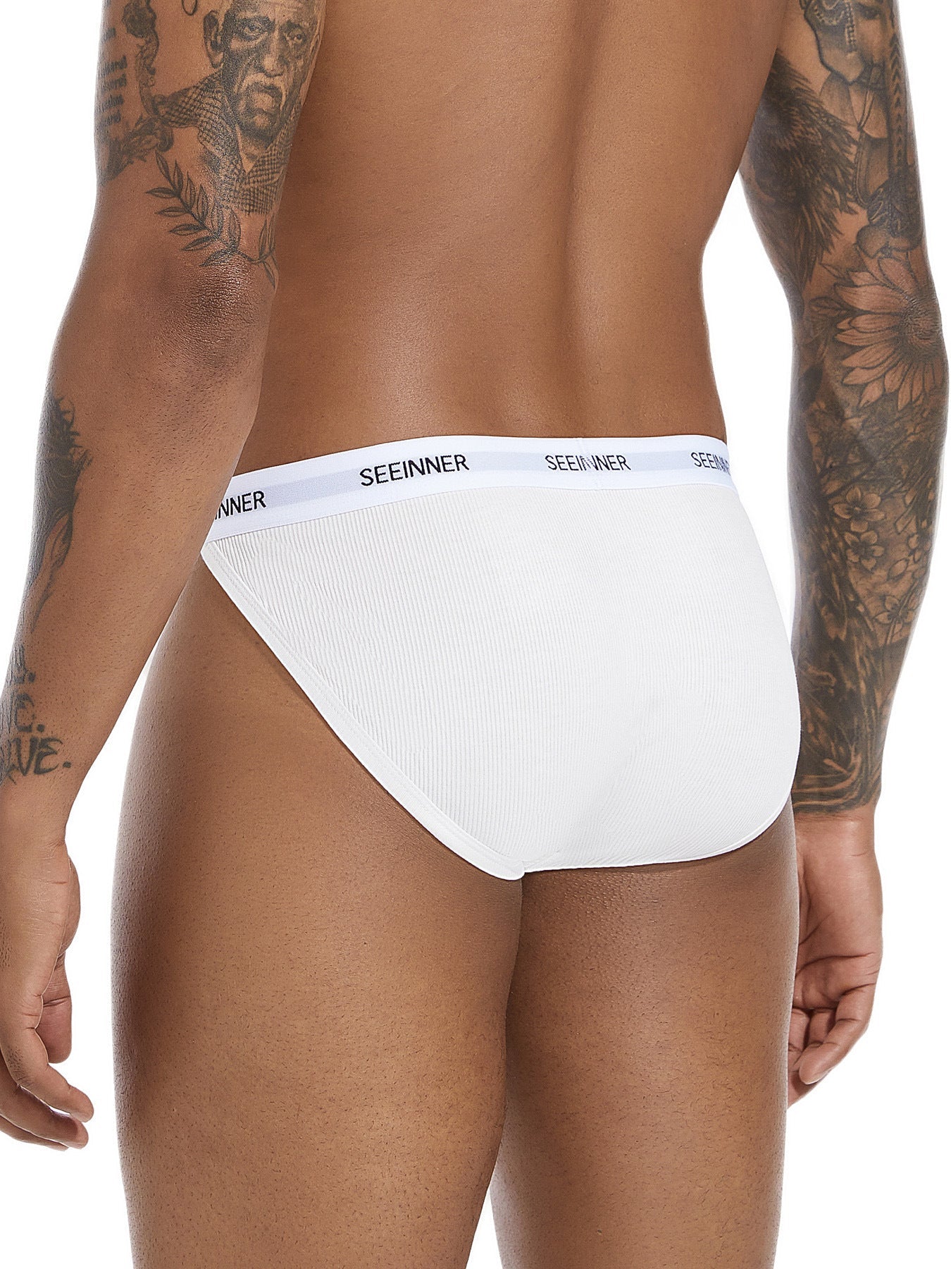 3 Pack Men's Sporty Cut Comfy Waistband Moisture-Wicking Briefs