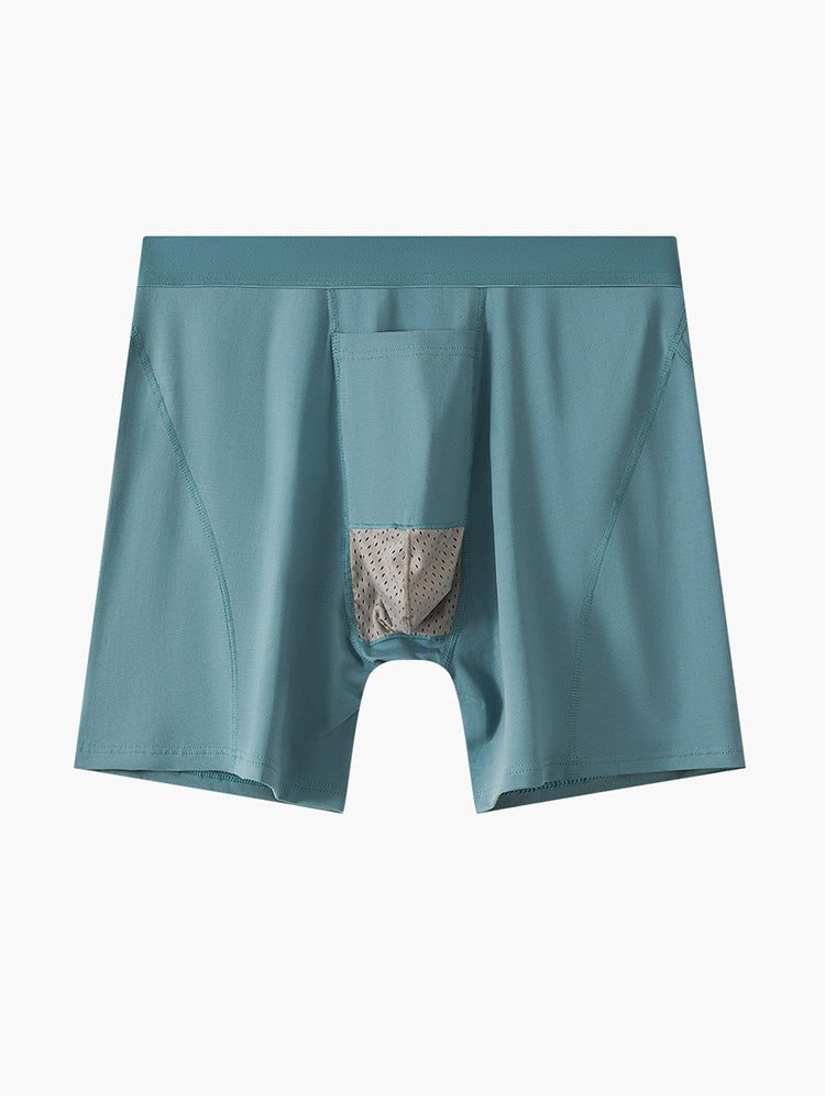 2 Pack Men's Gun Bullet Separation Casual Sports Breathable Cotton Mid-Rise Midway Briefs