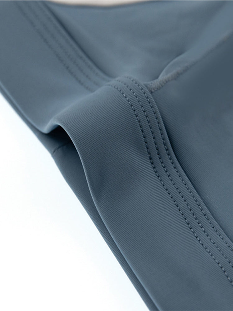 4 Pack Men's Mid-Rise Summer Ice Silk Mesh Thongs