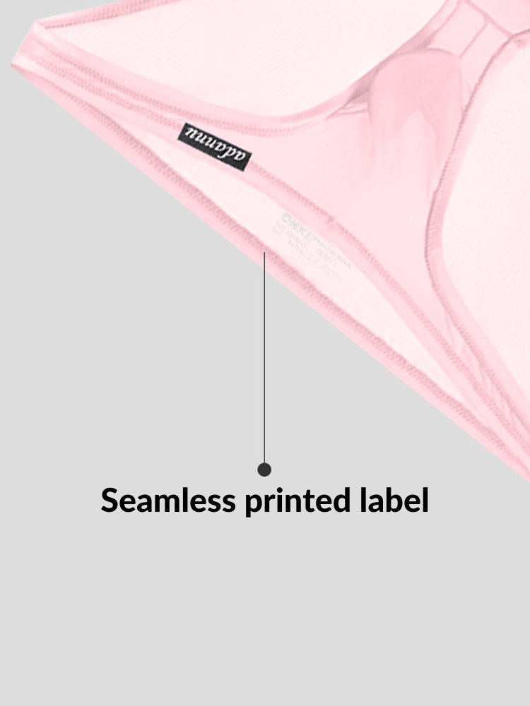 Men's Sheer Low-Rise Bikini with Contoured Pouch