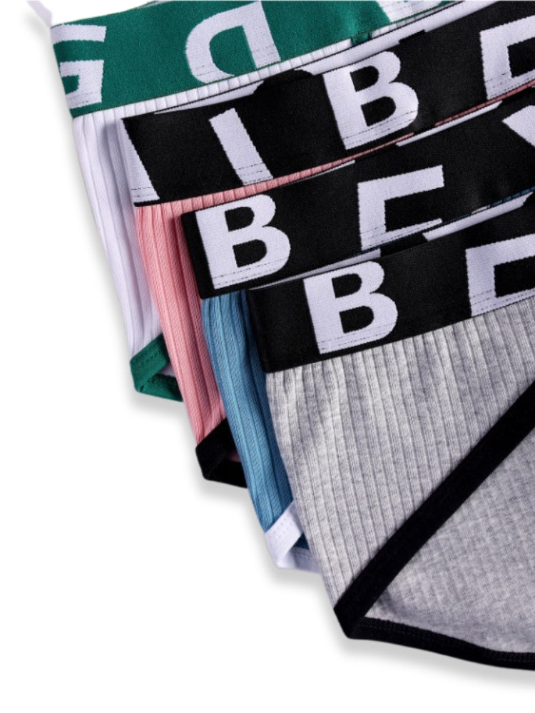 4-pack Men's Ultra-Soft Breathable Cotton High-Stretch Briefs 