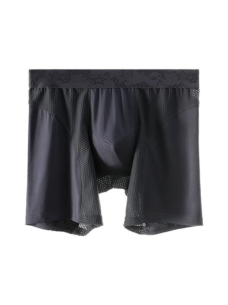 3 Pack Breathable Antibacterial Mesh Boxers Briefs