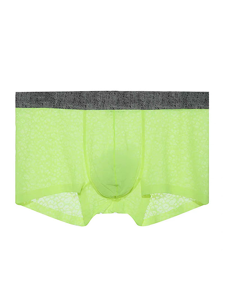 3 Pack Men's Lace Breathable Sweat-Wicking Trunks