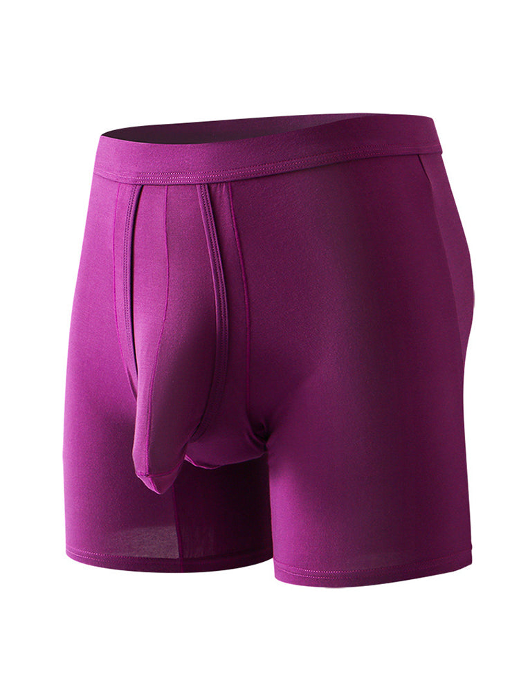 Sexy Separated Ball Pouch Boxer Briefs For Men