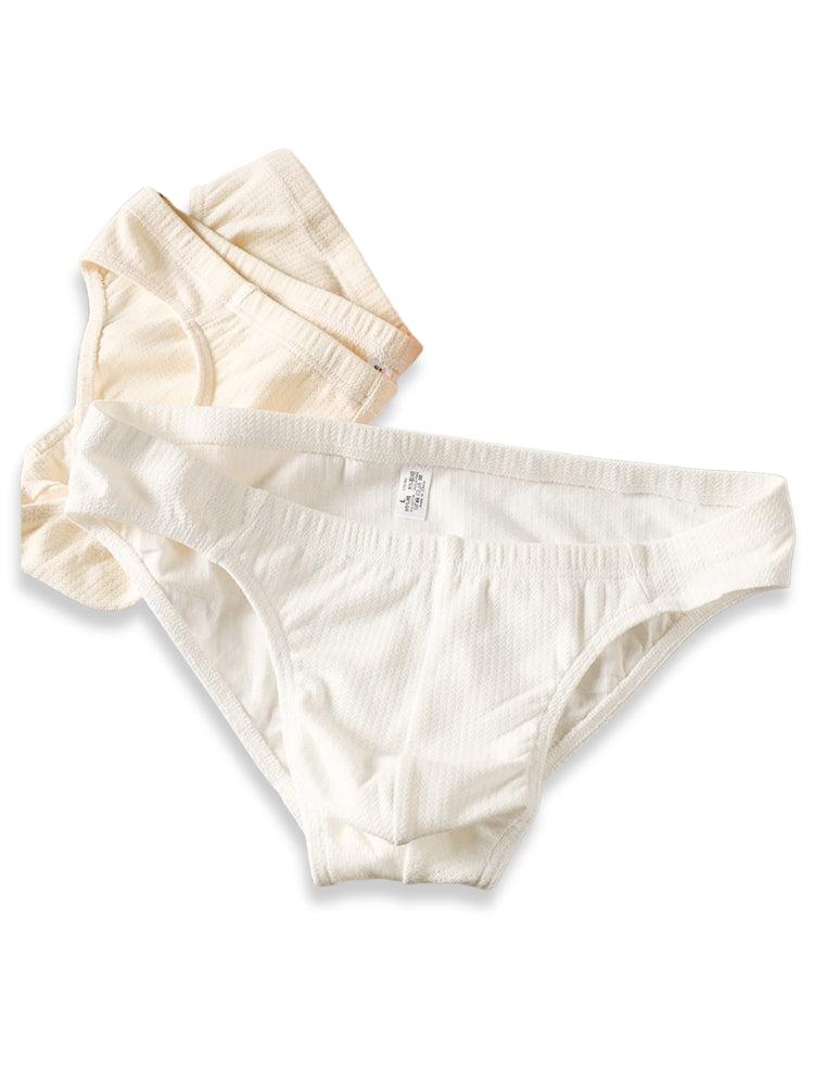 4 Pack Men's Organic Cotton Stretch Fit Workout Ready Briefs