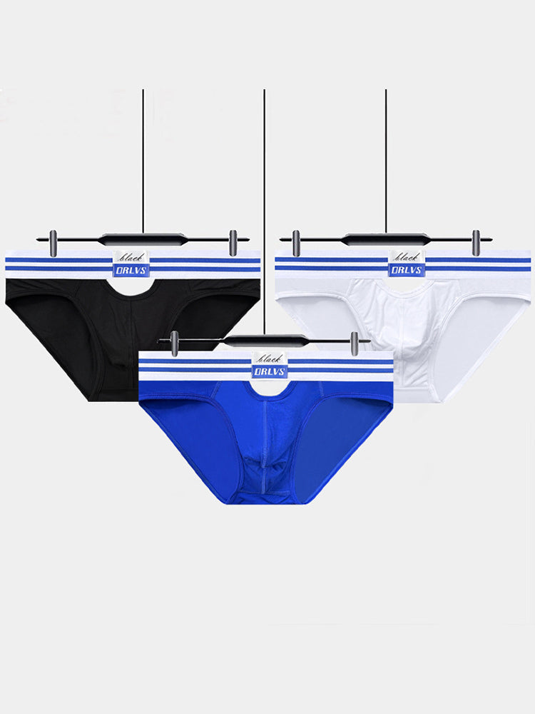 2 Pack Men's Low-Rise Breathable Modal briefs