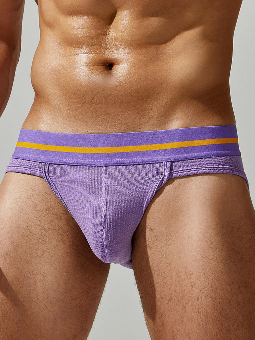 Sexy Spliced Color Briefs For Men
