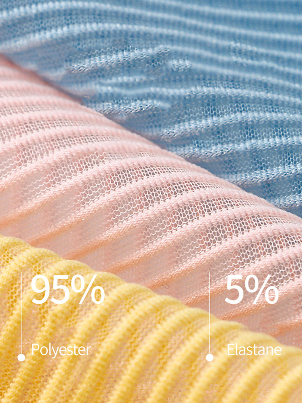 2 Pack Men’s Striped Separate Pouch Thin Briefs