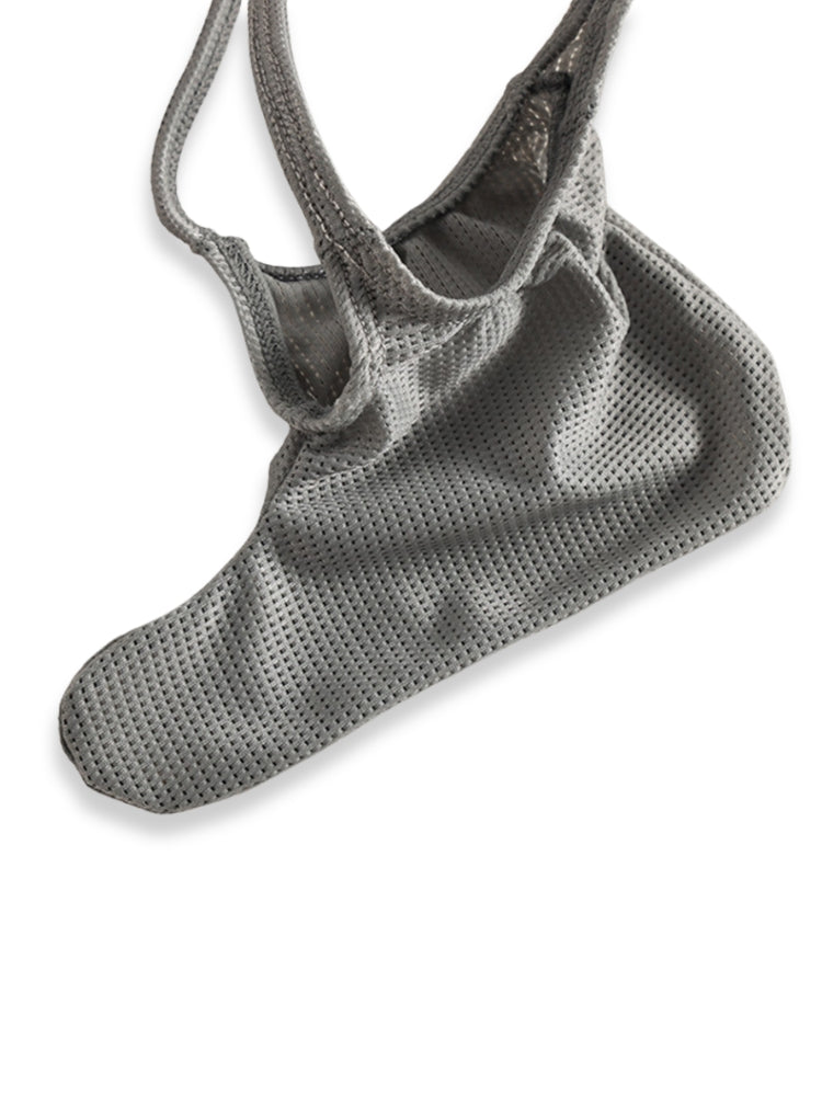 3 Pack Men's Breathable Mesh Sexy Ice Silk Strings