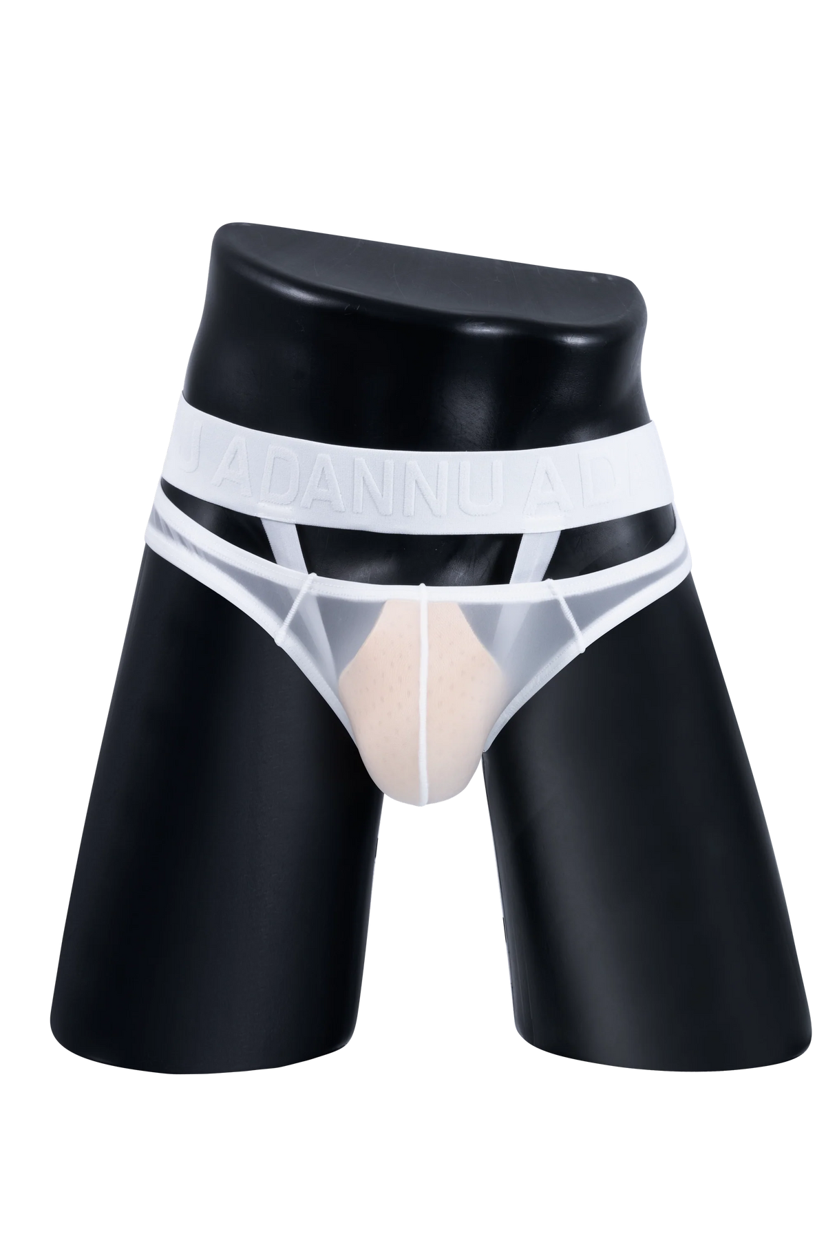 Men’s Sexy Sheer Thong with Ring & Strap Design