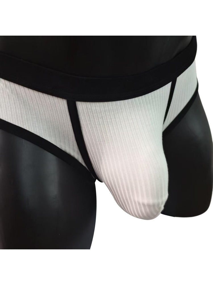 3 Pack Men's Seamless Comfort Large Supportive Pouch Sexy Low-Rise Briefs