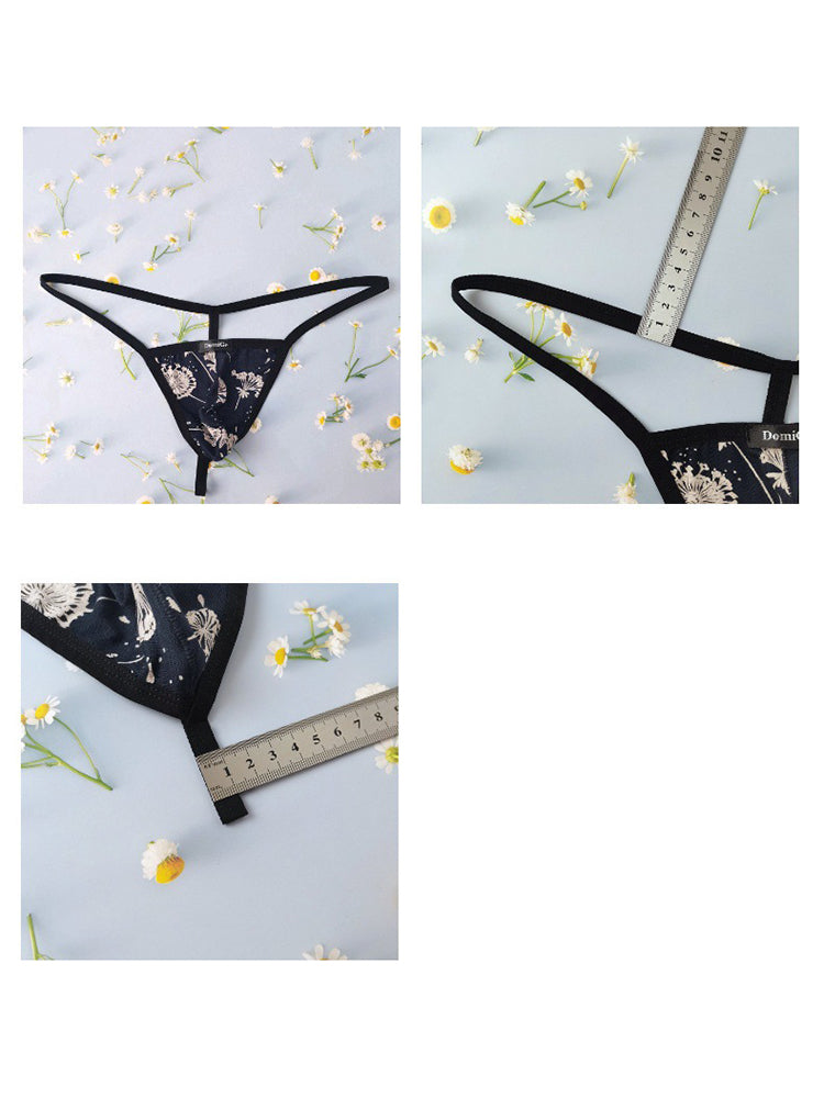 3 Pack Men's Low-Rise Sexy Lightweight & Airy Sporty Cut Anti-Chafing Strings