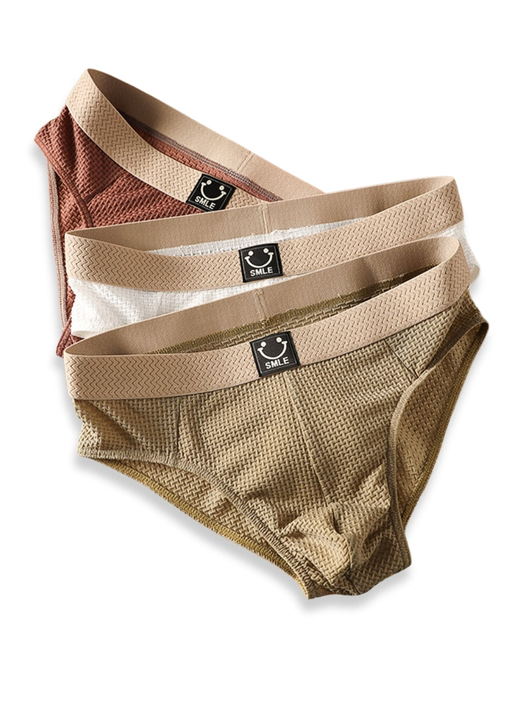 4-pack Men's Anti-Chafing Odor-Control Comfy Waistband Briefs
