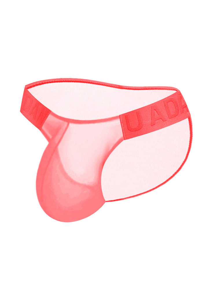 2 Pack Ultra-Thin Men's Breathable Semi-Transparent Sexy Bikini