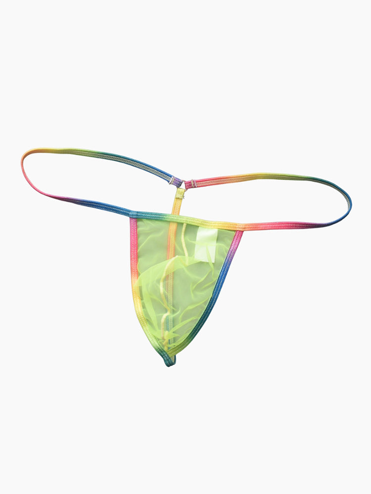 3 Pack Men's Sexy Lightweight & Airy Sporty Cut Anti-Chafing Strings