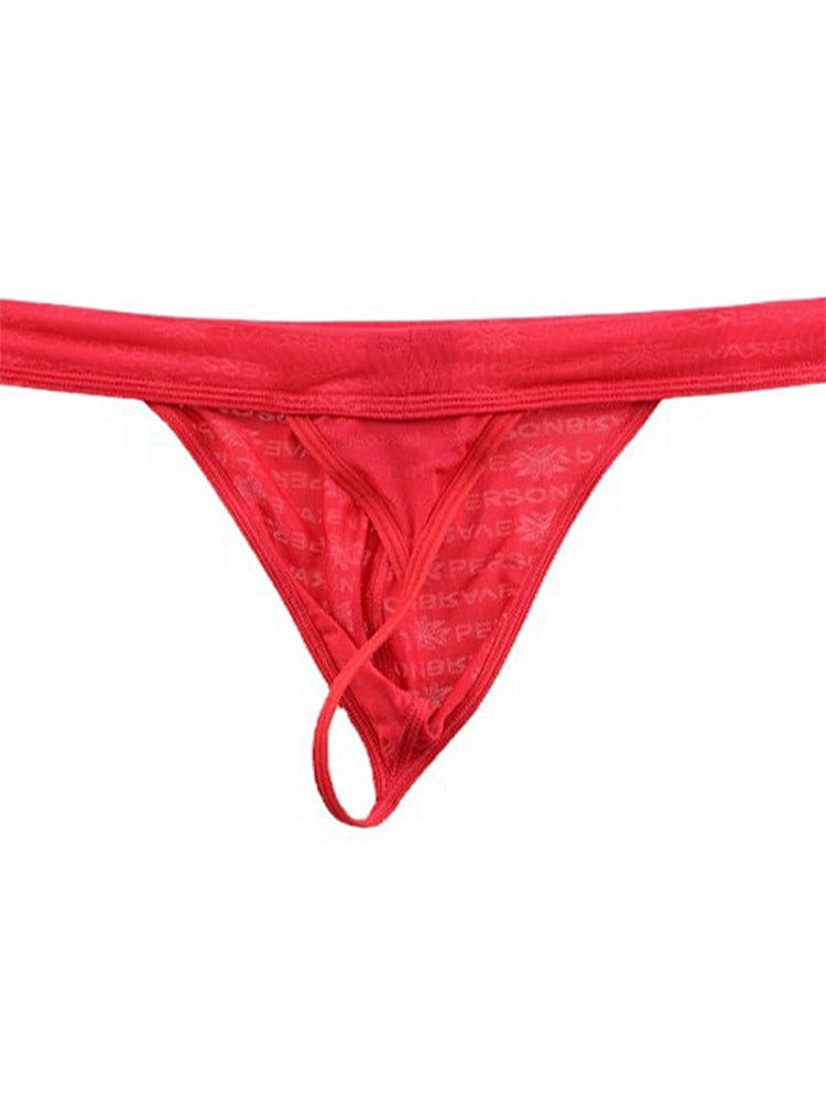 3-pack Men's Lace Obscure Embossed G-String Thong