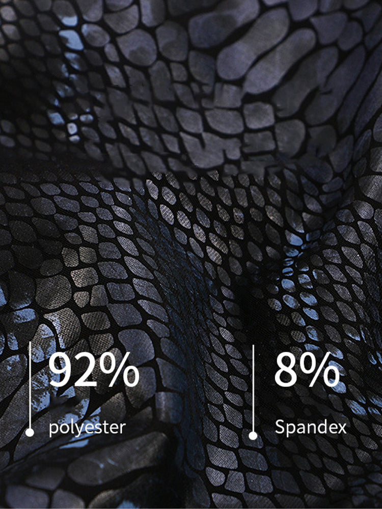 2-pack Men's Snake Print Hollow Briefs