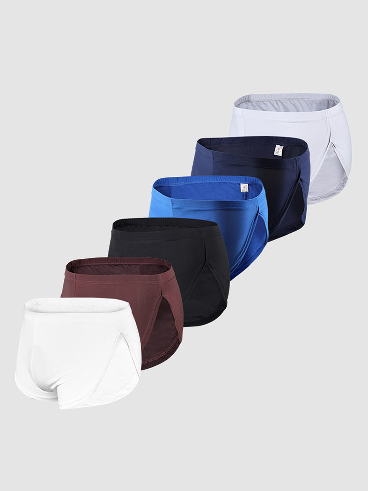 4 Pack Men’s Sexy High Vent Boxer Shorts