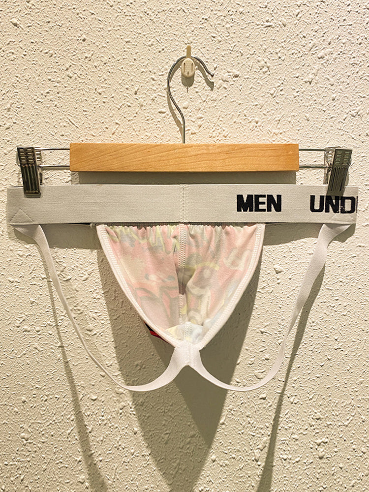 Men’s Sexy Graffiti Pouch Thongs