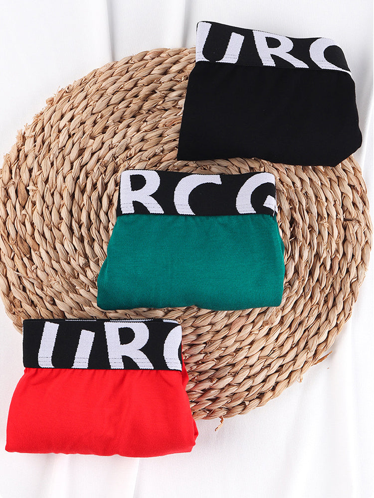 2 Pack Men's Separated Pouch Side Vent Design Trunks