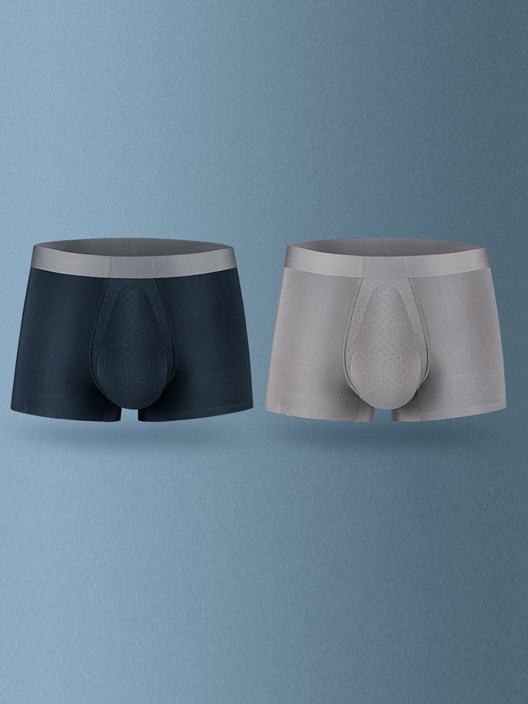 Men's Seamless Trunks with Organic Latex Support Cup