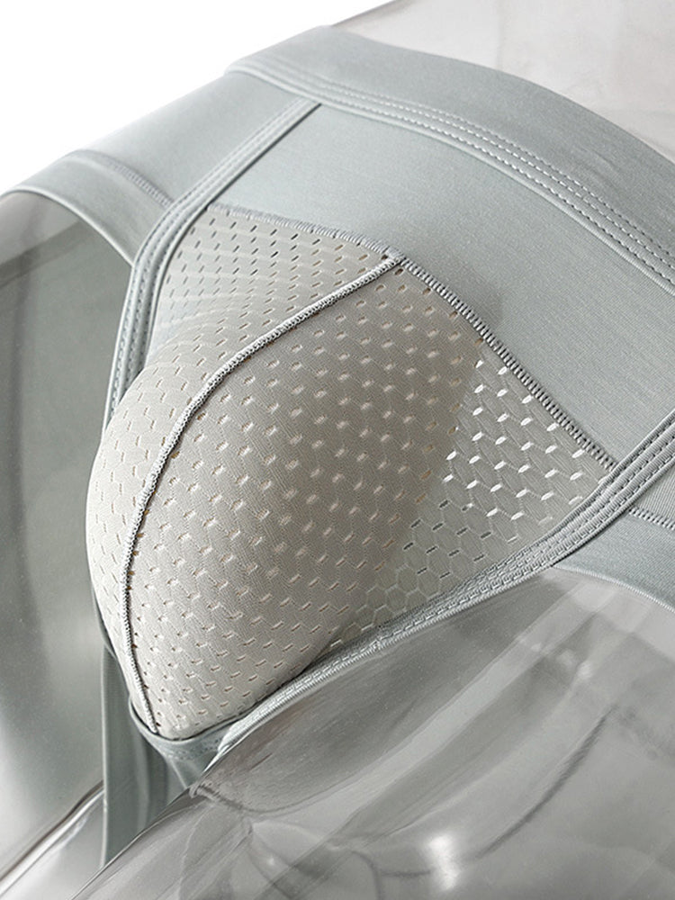 4 Pack Men’s U Convex Mesh Pouch Briefs