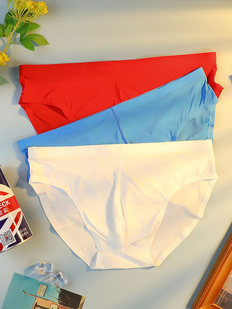 Men's Breathable Seamless Thin Briefs