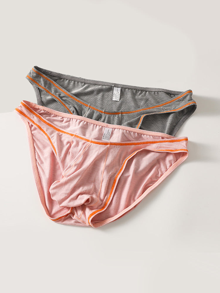 3 Pack Men's Ultra-Soft Stretch Fabric Ice Silk Briefs