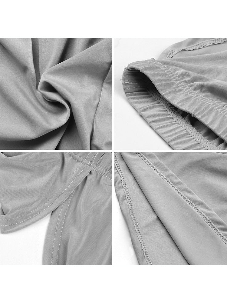 4 Pack Men’s Sexy High Vent Boxer Shorts