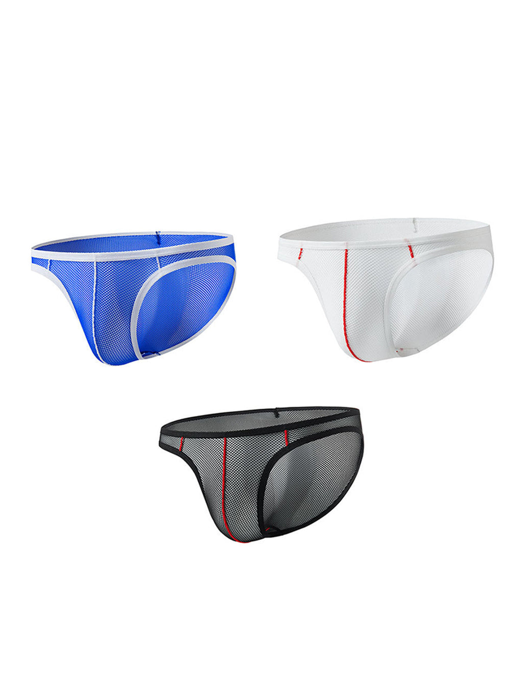 2 Pack Men’s See-through Mesh Bikini