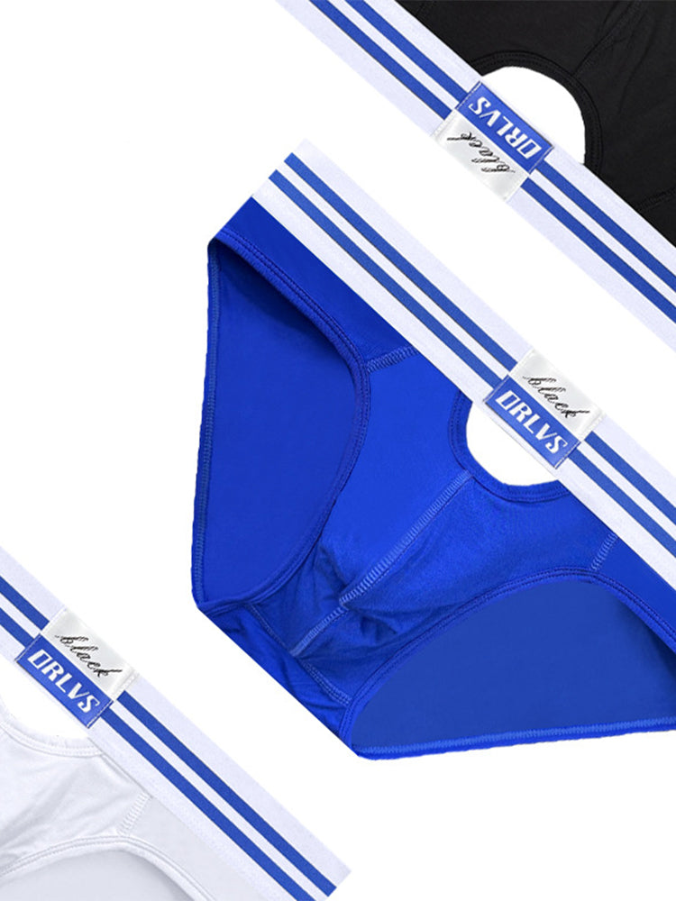 2 Pack Men's Low-Rise Breathable Modal briefs