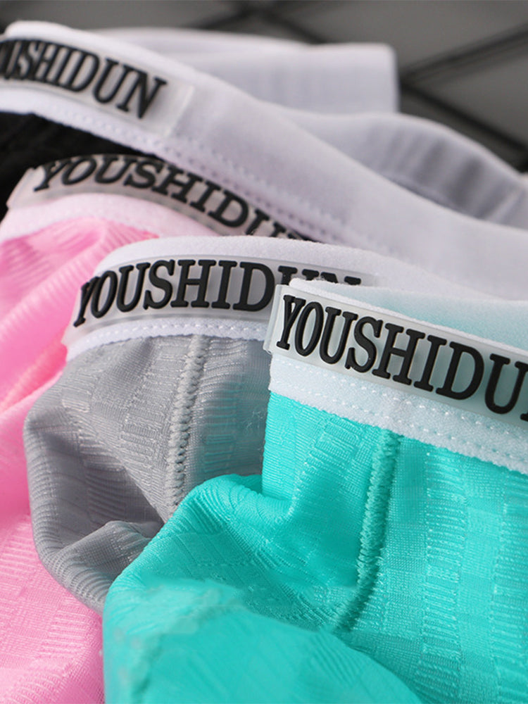 3-pack Men's Low Waist Sexy Narrow Hem Breathable Briefs