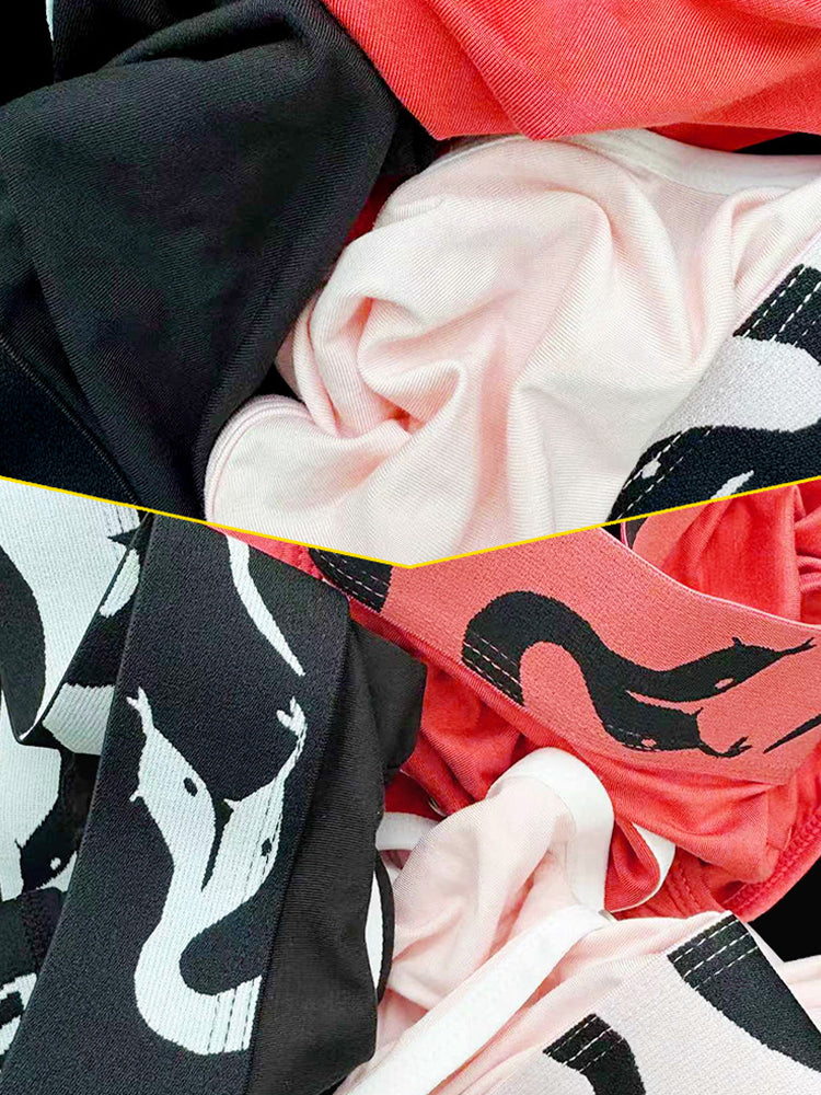 Men's Detachable Pouch Easy-Access Open Fly Modal Split-Crotch Boxers Briefs