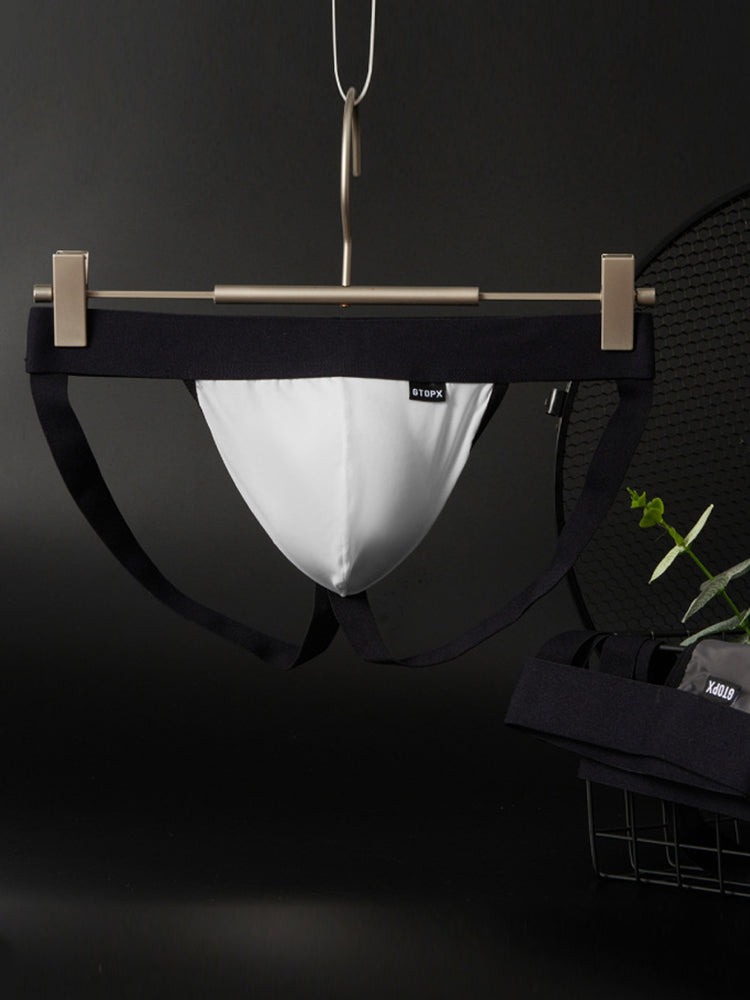 4-pack Men's Ice Silk Quick-Dry Breathable Mesh Jockstrap