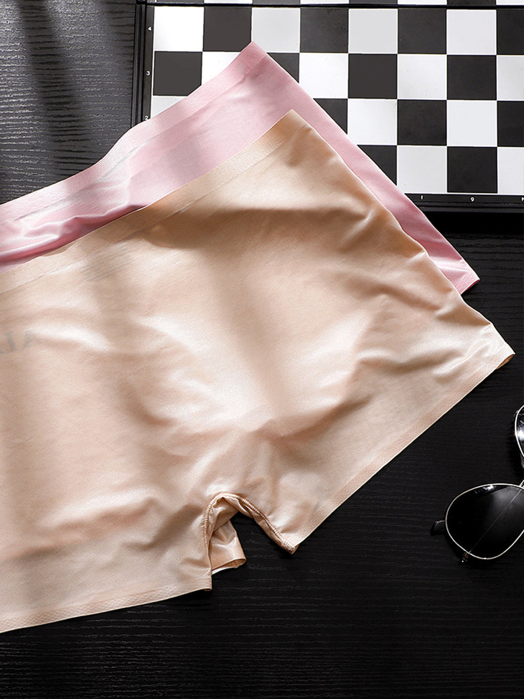 2 Pack ALLMIX Men's Seamless 3D Convex Pouch Trunks