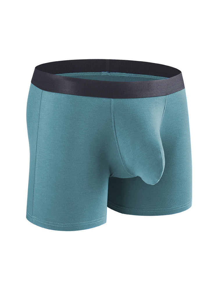 Men's Separate Big Pouch Long Boxer Briefs