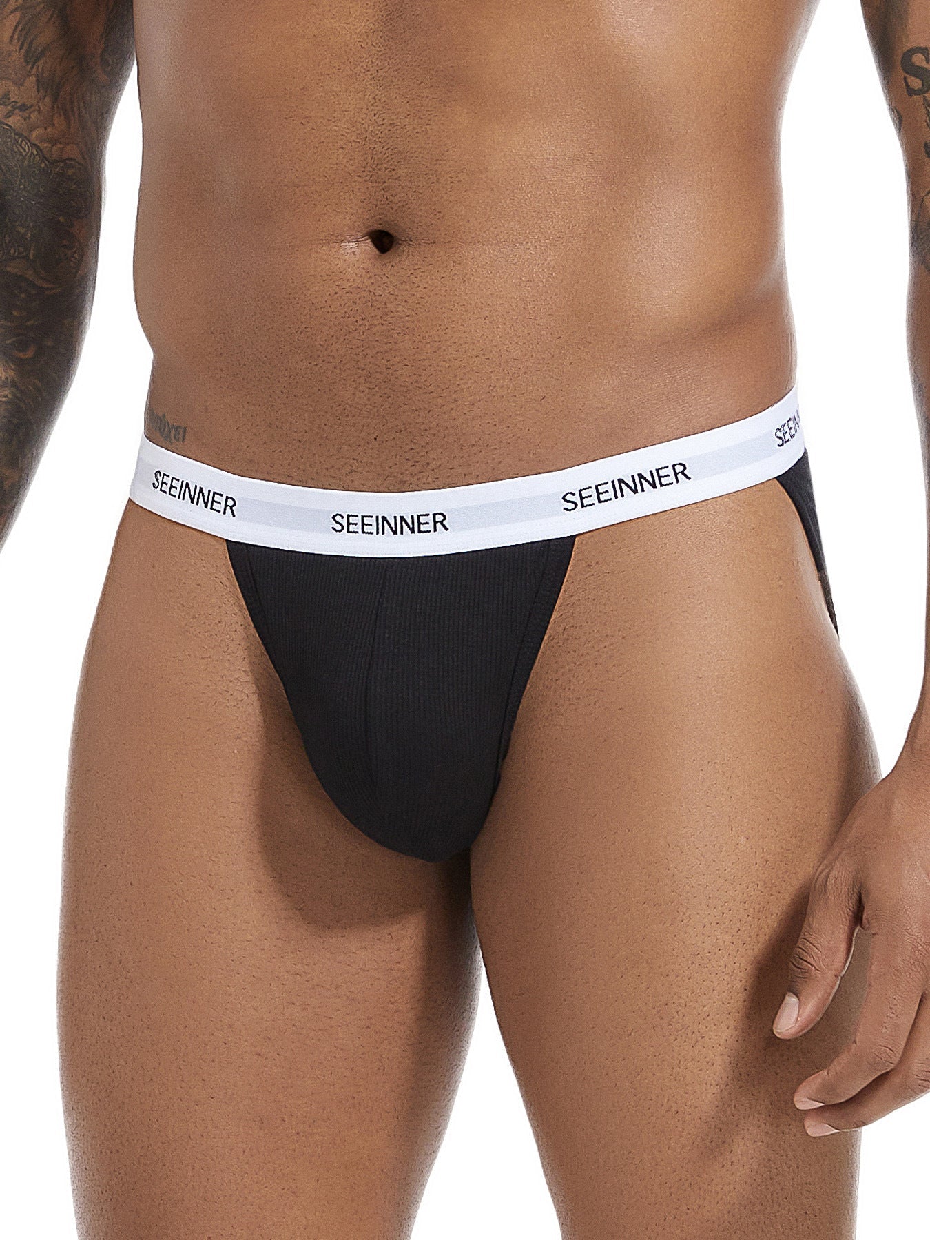 3 Pack Men's Sporty Cut Comfy Waistband Moisture-Wicking Briefs