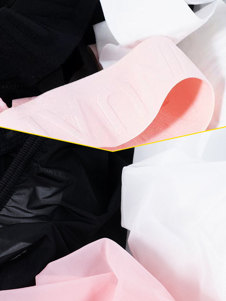 2 Pack Men's Stretch Solid Color Sexy Crotch Single-Layer Briefs