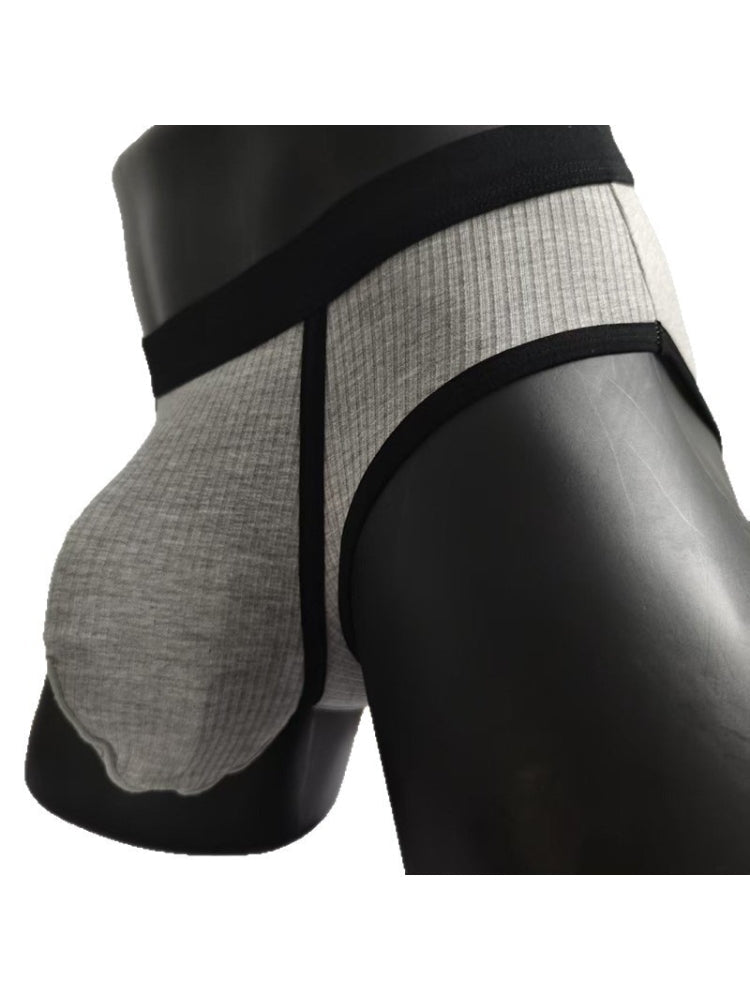 3 Pack Men's Seamless Comfort Large Supportive Pouch Sexy Low-Rise Briefs